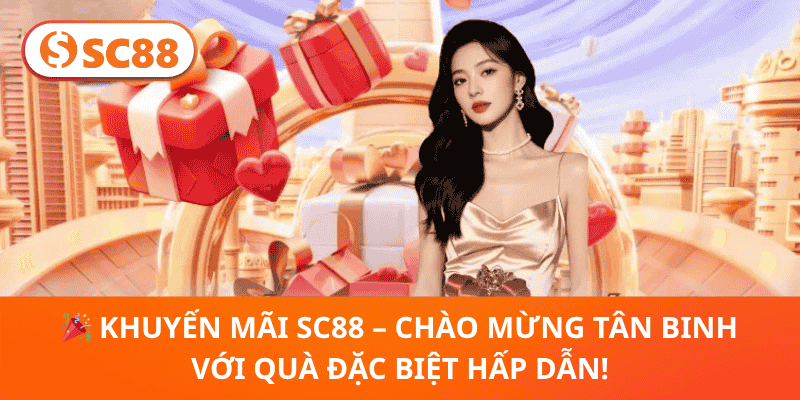 🎉 Khuyến Mãi SC88 – Chào Mừng Tân Binh Với Quà Đặc Biệt Hấp Dẫn!